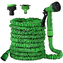 Furtun Extensibil Creponat  30m  MAGIC HOSE  VERDE 
