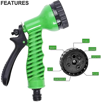 Furtun Extensibil VERDE Creponat 60m MAGIC HOSE Furtun Extensibil VERDE Creponat 60m MAGIC HOSE
