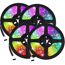 Kit Banda Led Rgb 20 Metri 4x5 Metri 5050 cu Telecomanda