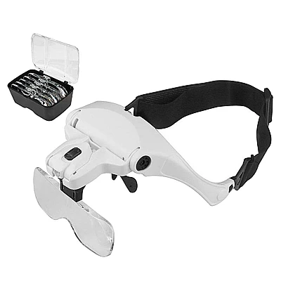 Ochelari cu Lupa si Led 9892B2 - 5 LUPE Ochelari cu Lupa si Led 9892B2 - 5 LUPE