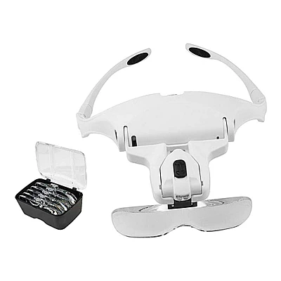 Ochelari cu Lupa si Led 9892B2 - 5 LUPE Ochelari cu Lupa si Led 9892B2 - 5 LUPE