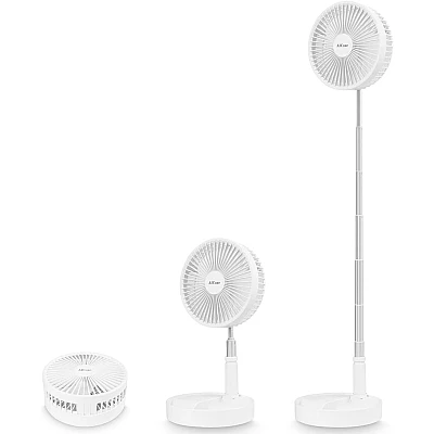 Ventilator de masa fara fir pliabil foarte silentios