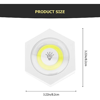 Set 3 Lampi Hexagonale LED Cob cu telecomanda si Butoane individuale Set 3 Lampi Hexagonale LED Cob cu telecomanda si Butoane individuale