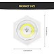 Set 3 Lampi Hexagonale LED Cob cu telecomanda si Butoane individuale Set 3 Lampi Hexagonale LED Cob cu telecomanda si Butoane individuale