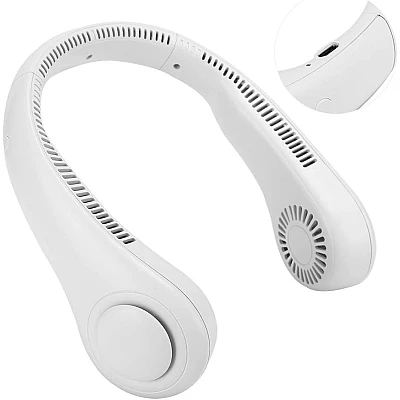 Ventilator pentru gat cu 3 trepte de viteza reincarcabil