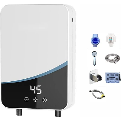 Incalzitor instant de apa si control digital al temperaturii cu dus RYK 003 putere 3500W
