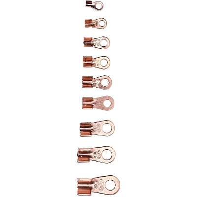 Cutie 80Pcs Papuci Conectori Electrici din Cupru Cutie 80Pcs Papuci Conectori Electrici din Cupru