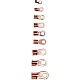 Cutie 80Pcs Papuci Conectori Electrici din Cupru Cutie 80Pcs Papuci Conectori Electrici din Cupru
