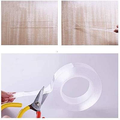 Banda Ivy Grip 3M din SILICON transparent dublu adeziva incolora LL Banda Ivy Grip 3M din SILICON transparent dublu adeziva incolora LL