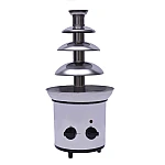 Fantana cu fondue de ciocolata 4 niveluri din orel inoxidabil 
