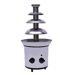 Fantana cu fondue de ciocolata 4 niveluri din orel inoxidabil 