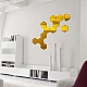 Set 12 Oglinzi Design Hexagon MARI 20x23 - Oglinzi Decorative Acrilice Cristal - Diamant - Fagure 12 bucati/set TA Set 12 Oglinzi Design Hexagon MARI 20x23 - Oglinzi Decorative Acrilice Cristal - Diamant - Fagure 12 bucati/set TA