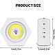 Set 3 Lampi Hexagonale LED Cob cu telecomanda si Butoane individuale Set 3 Lampi Hexagonale LED Cob cu telecomanda si Butoane individuale