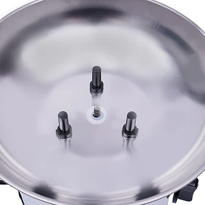 Fantana cu fondue de ciocolata 4 niveluri din orel inoxidabil Fantana cu fondue de ciocolata 4 niveluri din orel inoxidabil