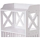 Raft de baie WPC alb Dulap 92x40x25 cm Raft de baie WPC alb Dulap 92x40x25 cm