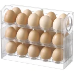 Organizator Cutie de Depozitare Oua cu Afisaj Data 