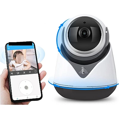 Camera de Supraveghere cu Wifi Alb Camera de Supraveghere cu Wifi Alb