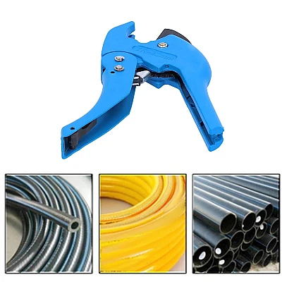 Cleste pentru taiat tevi plastic Ppr 42mm Albastru Cleste pentru taiat tevi plastic Ppr 42mm Albastru