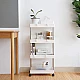 Suport depozitare cu 4 rafturi tip carucior modular pentru baie sau bucatarie Suport depozitare cu 4 rafturi tip carucior modular pentru baie sau bucatarie