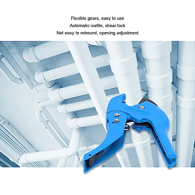 Cleste pentru taiat tevi plastic Ppr 42mm Albastru Cleste pentru taiat tevi plastic Ppr 42mm Albastru