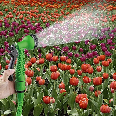 Furtun Extensibil VERDE Creponat 60m MAGIC HOSE Furtun Extensibil VERDE Creponat 60m MAGIC HOSE