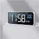 Ceas digital led mirror clock DS-3658L afisaj ALB Ceas digital led mirror clock DS-3658L afisaj ALB
