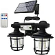 Lampa solara dubla 192 LED cu senzor miscare telecomanda si suport 30W cod JD 2216A Lampa solara dubla 192 LED cu senzor miscare telecomanda si suport 30W cod JD 2216A