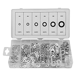 Kit  900 de garnituri plate din otel A3, include 6 dimensiuni diferite: M3 M4 M5 M6 M7 M8 M10