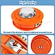 Tambur motocoasa cap aluminiu M10 pas 1.25 mm fir 3 mm GARDEN PORTOCALIU Tambur motocoasa cap aluminiu M10 pas 1.25 mm fir 3 mm GARDEN PORTOCALIU