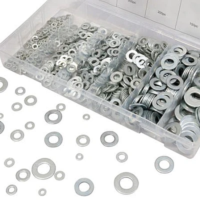Kit 900 de garnituri plate din otel A3, include 6 dimensiuni diferite: M3 M4 M5 M6 M7 M8 M10 Kit 900 de garnituri plate din otel A3, include 6 dimensiuni diferite: M3 M4 M5 M6 M7 M8 M10