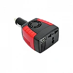 Invertor Auto 12v 150w Rosu de Tensiune la Bricheta Invertor Auto 12v 150w Rosu de Tensiune la Bricheta