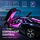 Set 4 benzi 9 LED cu lumina ambientale pentru auto si telecomanda RGB Set 4 benzi 9 LED cu lumina ambientale pentru auto si telecomanda RGB