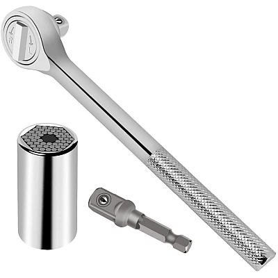 Cheie Tubulara Universala cu Adaptor Gator Grip Cheie Tubulara Universala cu Adaptor Gator Grip