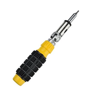Trusa 41 Piese Surubelnita cu clichet si maner ergonomic 14 tubulare 8 biti 24 biti de precizie 2 adaptoare Trusa 41 Piese Surubelnita cu clichet si maner ergonomic 14 tubulare 8 biti 24 biti de precizie 2 adaptoare