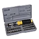Trusa 41 Piese Surubelnita cu clichet si maner ergonomic 14 tubulare 8 biti 24 biti de precizie 2 adaptoare Trusa 41 Piese Surubelnita cu clichet si maner ergonomic 14 tubulare 8 biti 24 biti de precizie 2 adaptoare