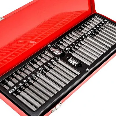 Trusa 54 Biti Torx 54 piese cu adaptor 1/2'' si 3/8' Trusa 54 Biti Torx 54 piese cu adaptor 1/2'' si 3/8'