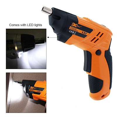 Trusa Surubelnita Electrica cu Acumulator 47 Piese 4.8V 200RPM DCTools Trusa Surubelnita Electrica cu Acumulator 47 Piese 4.8V 200RPM DCTools
