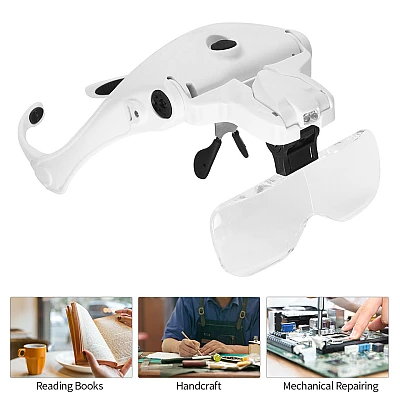Ochelari cu Lupa si Led 9892B2 - 5 LUPE Ochelari cu Lupa si Led 9892B2 - 5 LUPE