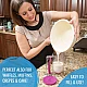 Dispenser Aluat pentru clatite transparent cu capac mov Dispenser Aluat pentru clatite transparent cu capac mov