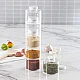 TURN condimente Spice Tower ce include 6 recipiente transparent TURN condimente Spice Tower ce include 6 recipiente transparent