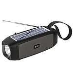 UB Boxa Portabila S18 Gri Bluetooth USB Radio Lanterna cu incarcare solara TAI