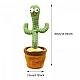 CACTUS dansator si vorbitor de plus cu LED-uri Colorate / Jucarie interactiva CACTUS dansator si vorbitor de plus cu LED-uri Colorate / Jucarie interactiva
