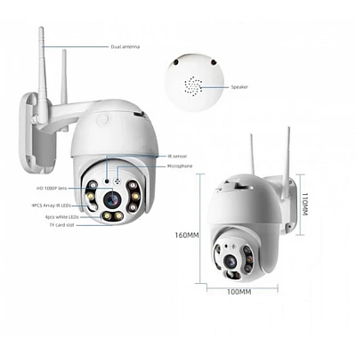 Camera de supraveghere GLOB Wireless Full HD cu rotire Camera de supraveghere GLOB Wireless Full HD cu rotire