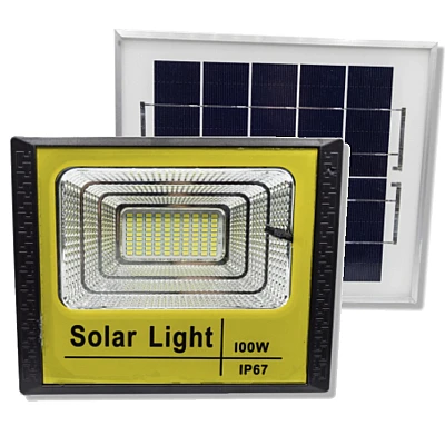 Kit Proiector TAI 300W 120LED cu Panou Solar Si Telecomanda Kit Proiector TAI 300W 120LED cu Panou Solar Si Telecomanda