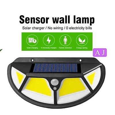 UB Set 2 Lampa solara SH -122 LED COB cu senzor de miscare si lumina 3 moduri ILUMINARE 