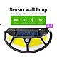 UB Set 2 Lampa solara SH -122 LED COB cu senzor de miscare si lumina 3 moduri ILUMINARE 