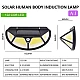UB Set 2 Lampa solara SH -122 LED COB cu senzor de miscare si lumina 3 moduri ILUMINARE 