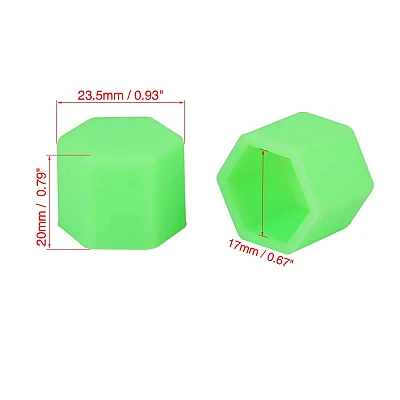 Set 20 capace prezoane 17" VERZI din Silicon pentru jante Set 20 capace prezoane 17 VERZI din Silicon pentru jante