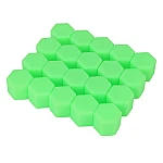 Set 20 capace prezoane 17" VERZI din Silicon pentru jante