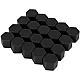 Set 20 capace prezoane 17" NEGRE din Silicon pentru jante Set 20 capace prezoane 17" NEGRE din Silicon pentru jante
